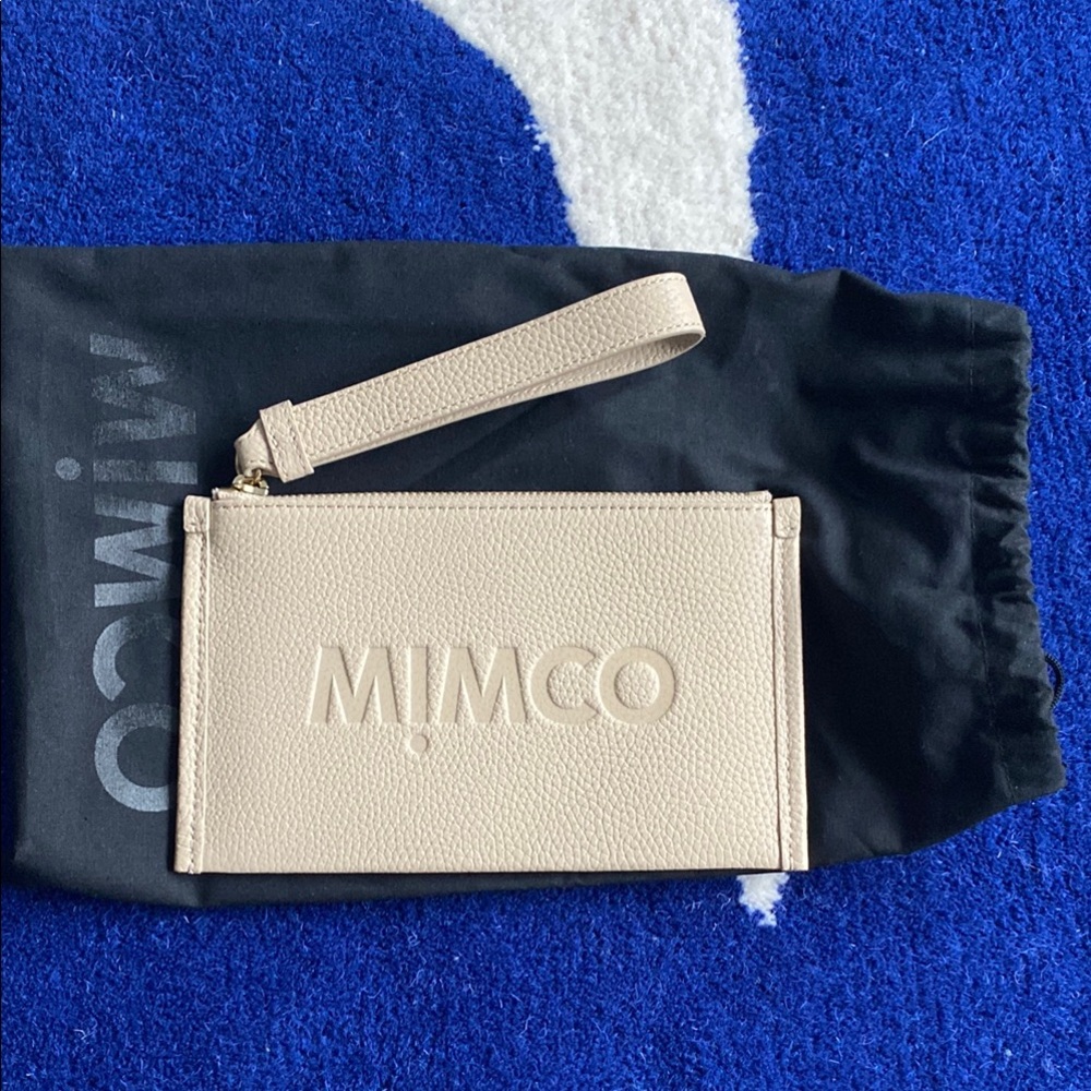 MIMCO Cream Wristlet